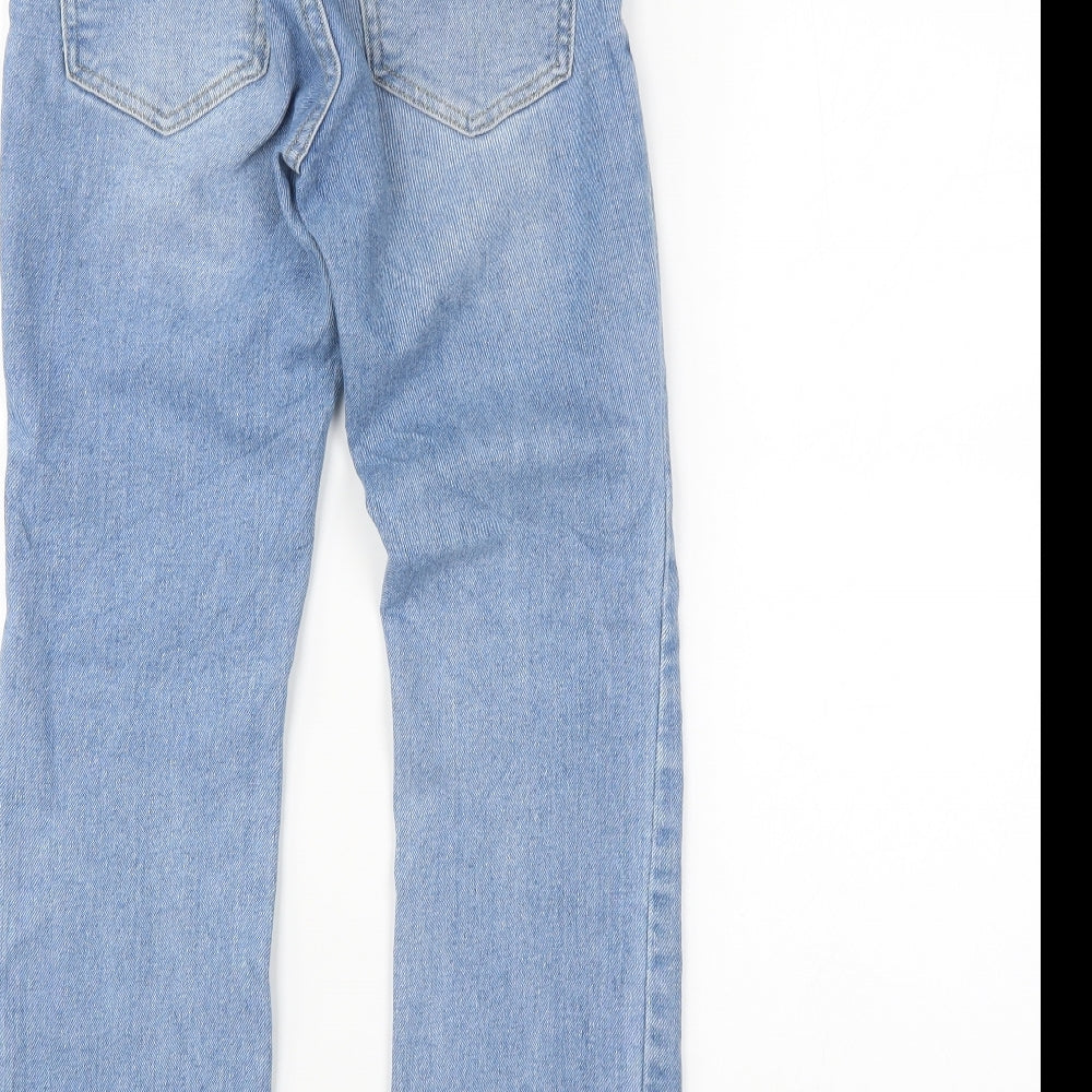 Womens UK Size 26 in Preworn Regular Fit Straight Blue Jeans