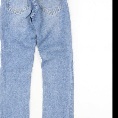 Womens UK Size 26 in Preworn Regular Fit Straight Blue Jeans