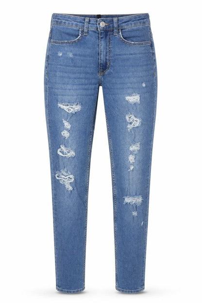 Womens UK Size 8 H&M Regular Fit Straight Blue Jeans