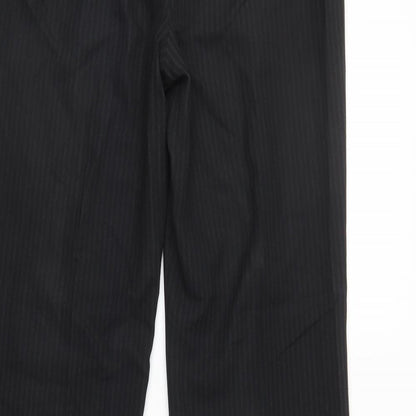 Womens UK Size 12 F&F Regular Fit  Black Trousers