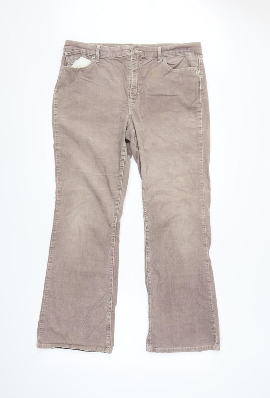 M&S Womens Purple   Straight Jeans Size M L30 in