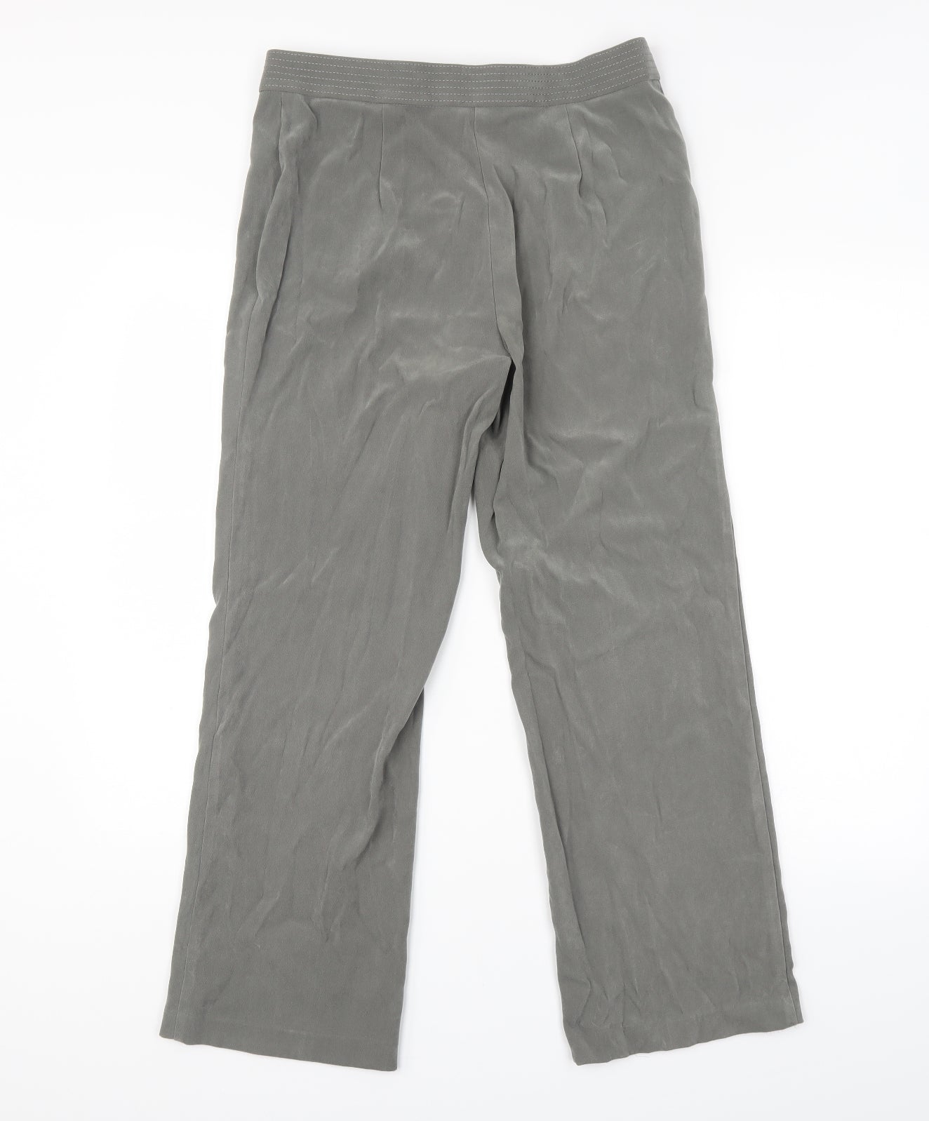 Womens UK Size 12 M&S Regular Fit  Green Trousers