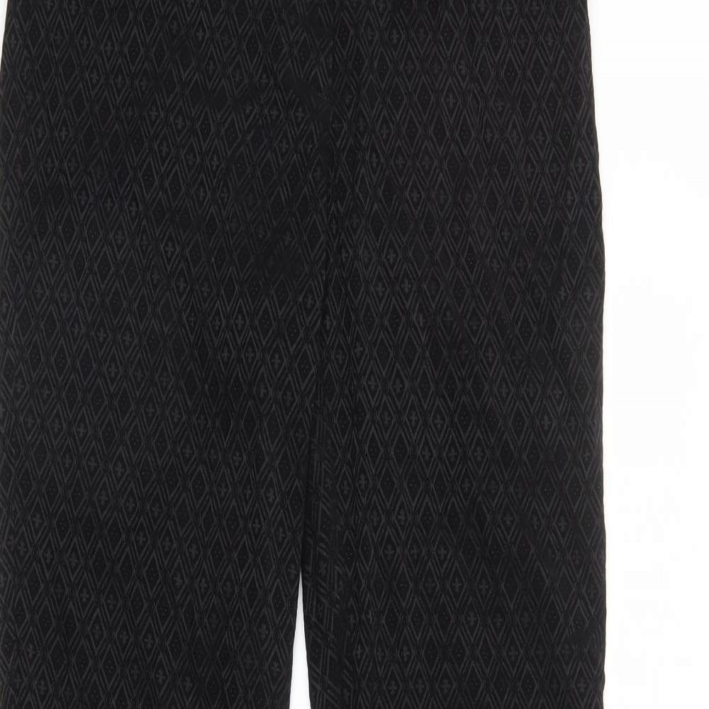 Womens UK Size 10 NEXT Regular Fit  Black Trousers
