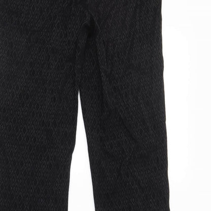 Womens UK Size 10 NEXT Regular Fit  Black Trousers