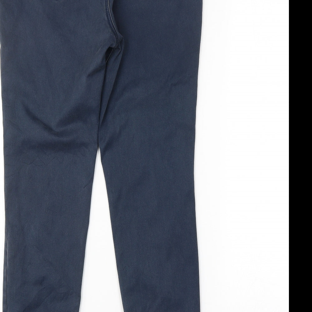 Womens UK Size  Preworn Regular Fit Chino Blue Trousers