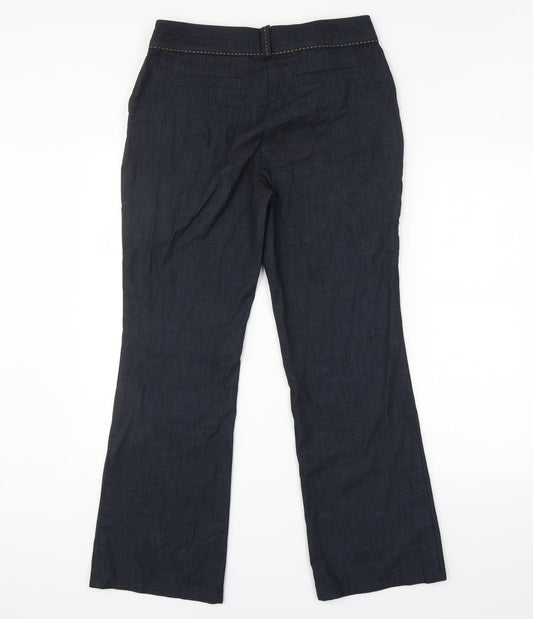Per Una Womens Blue   Trousers  Size 12 L30 in