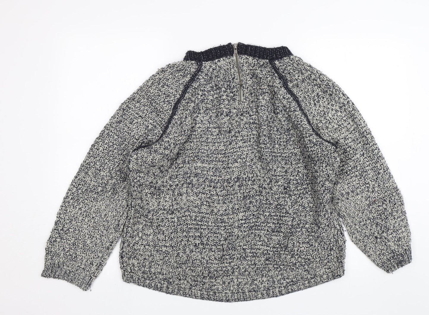 Womens UK Size 14 M&S Blue Pullover Jumper