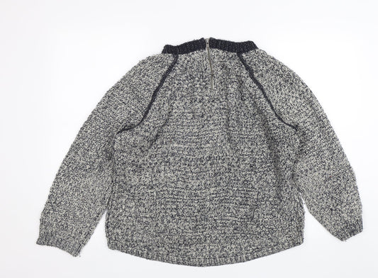 Womens UK Size 14 M&S Blue Pullover Jumper