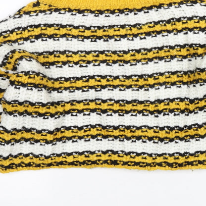 Womens UK Size 6 Topshop Yellow Pullover Jumper