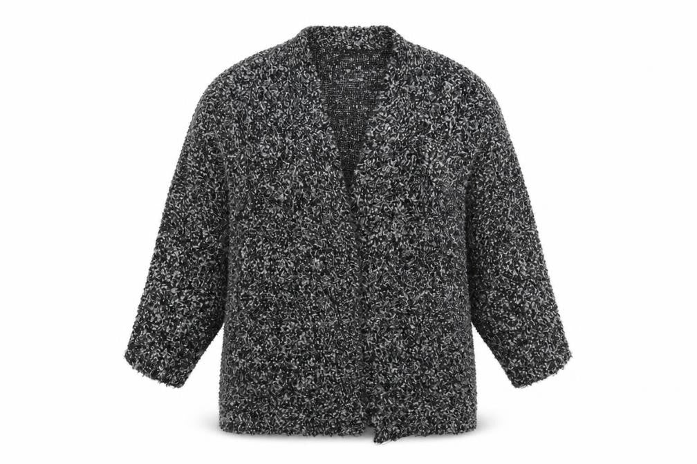 Womens UK Size 10 Atmosphere Grey Cardigan Jumper