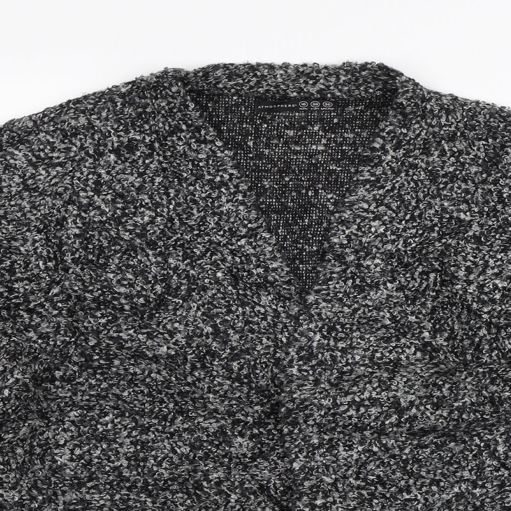 Womens UK Size 10 Atmosphere Grey Cardigan Jumper