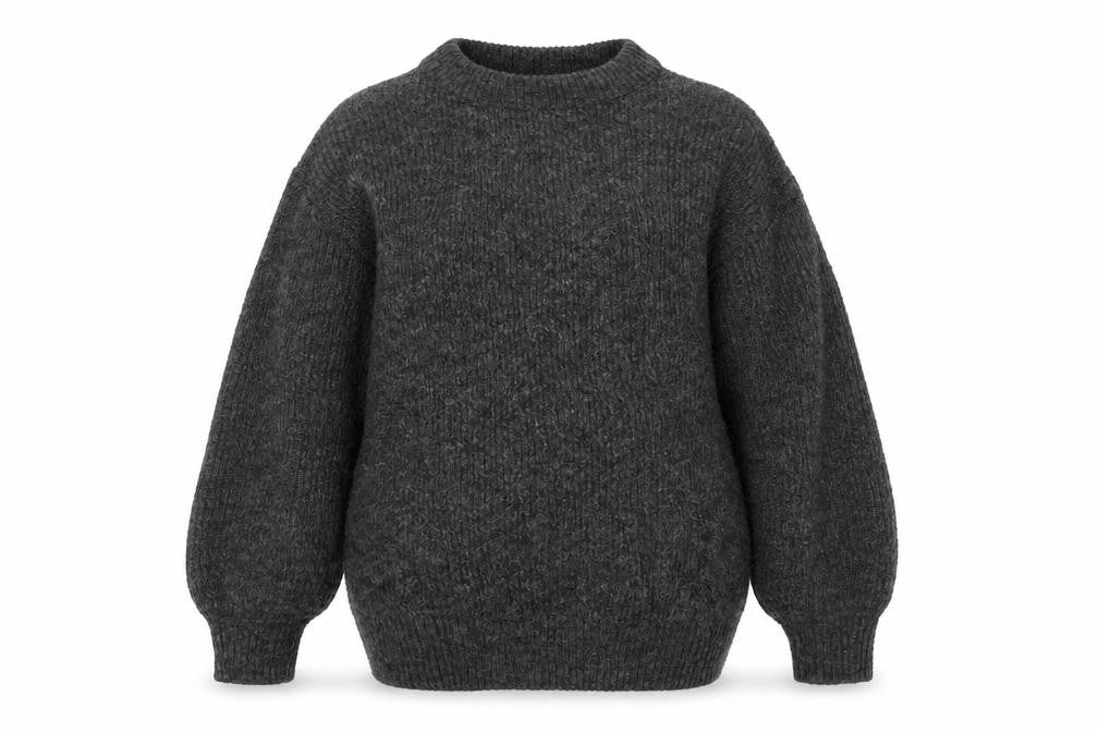 Womens UK Size S Divided Grey Pullover Jumper