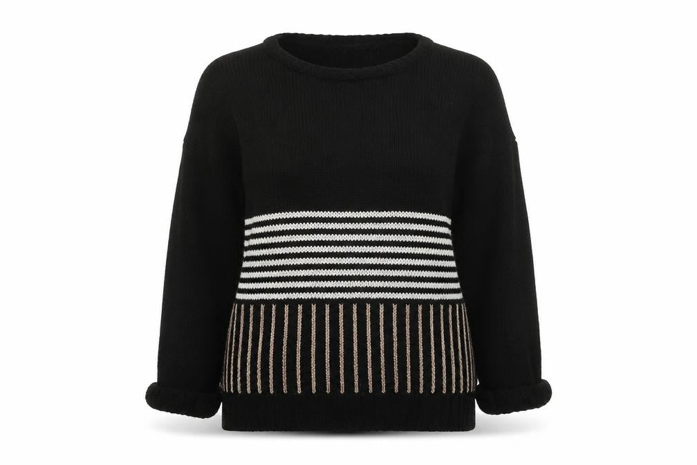 Womens UK Size M Wallis Black Pullover Jumper