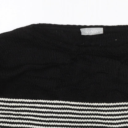 Womens UK Size M Wallis Black Pullover Jumper