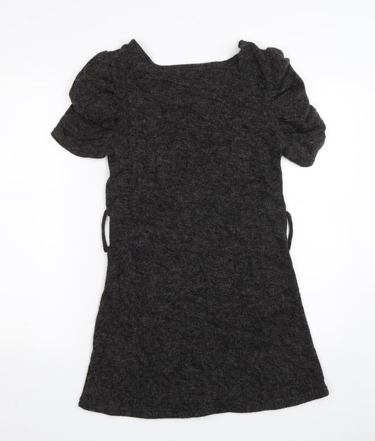 Club L Womens Grey   Jumper Dress  Size S