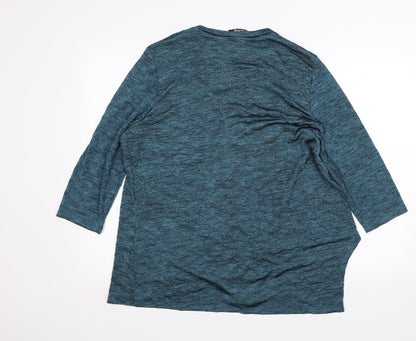 Bali Womens Blue   Basic Blouse Size XL