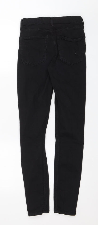 Topshop Womens Black   Skinny Jeans Size 26 in L28 in