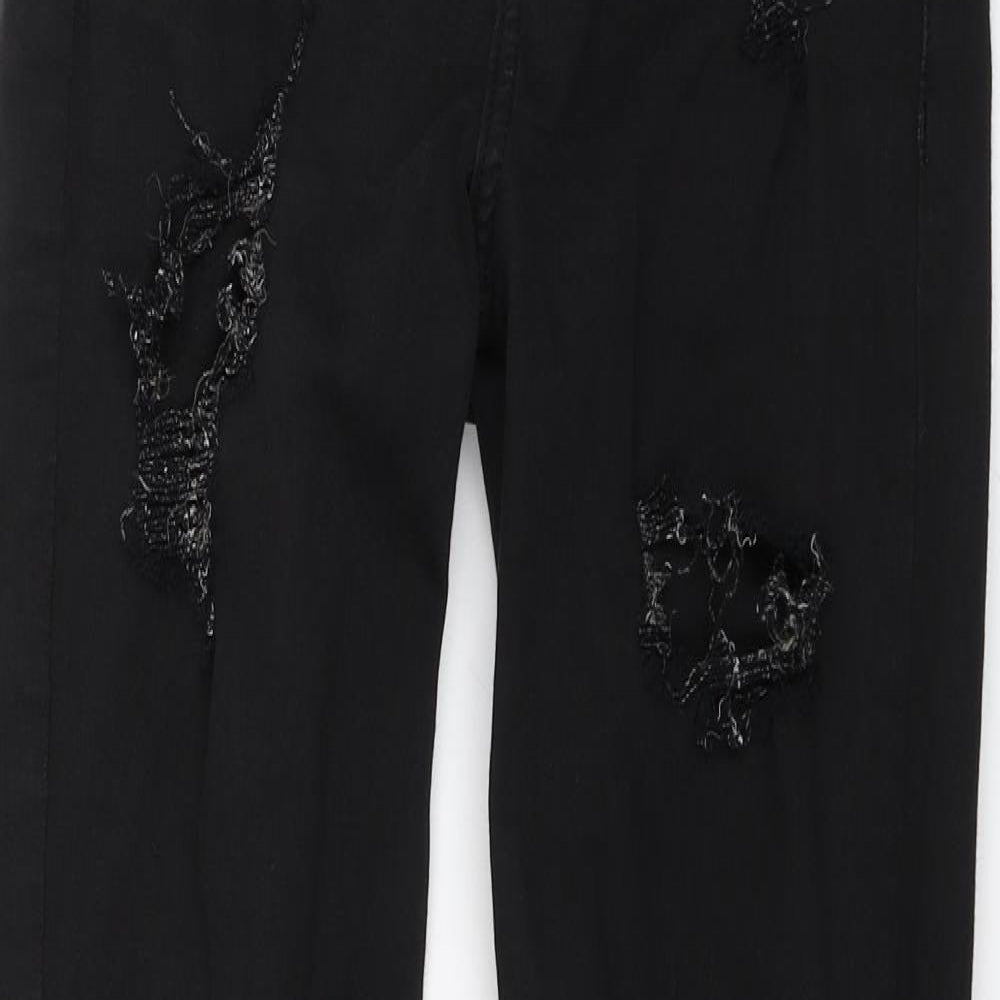 Topshop Womens Black   Skinny Jeans Size 26 in L28 in