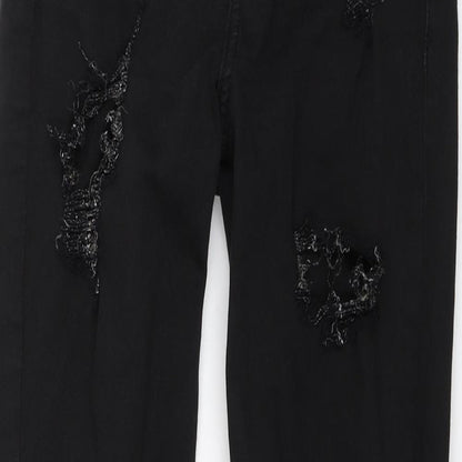 Topshop Womens Black   Skinny Jeans Size 26 in L28 in
