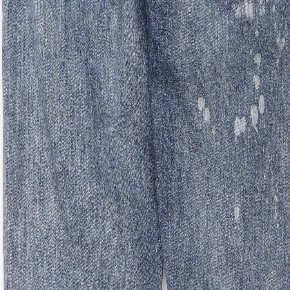Womens UK Size 28 in H&M Regular Fit Skinny Blue Jeans