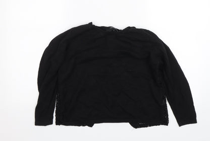 Womens UK Size 10 NEXT Black Basic Blouse