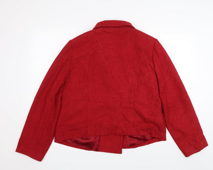 Womens UK Size 16 Planet Red Jacket