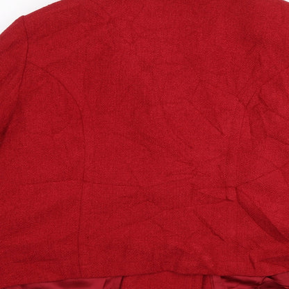 Womens UK Size 16 Planet Red Jacket