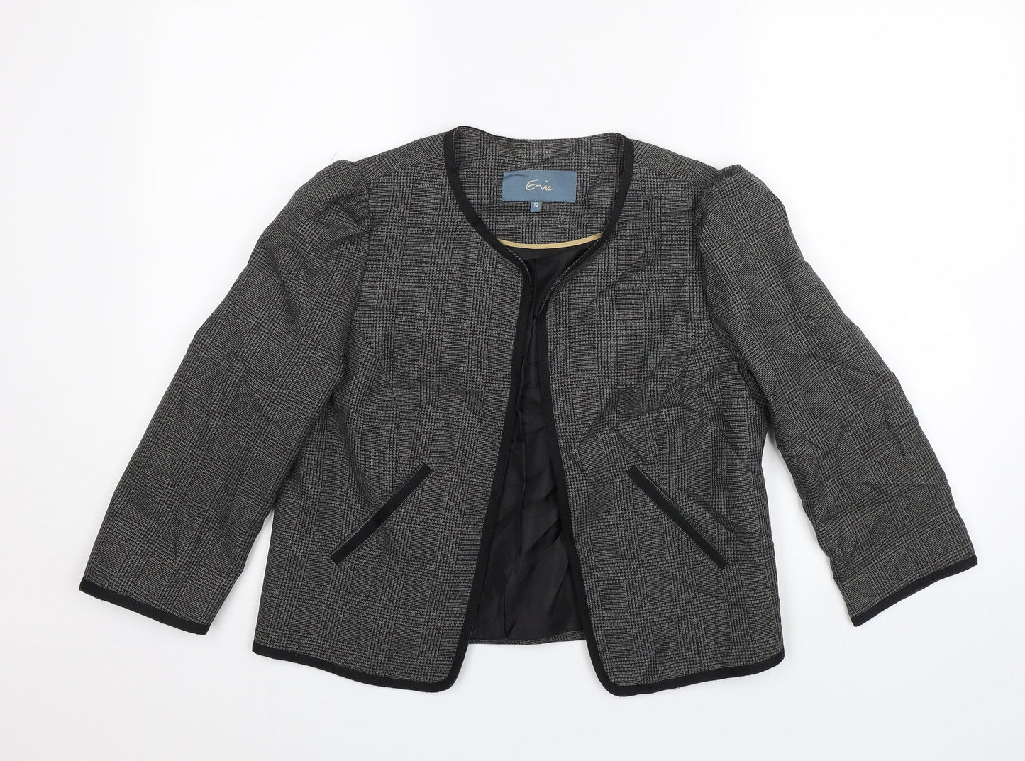 E-vie Womens Grey   Jacket  Size 12