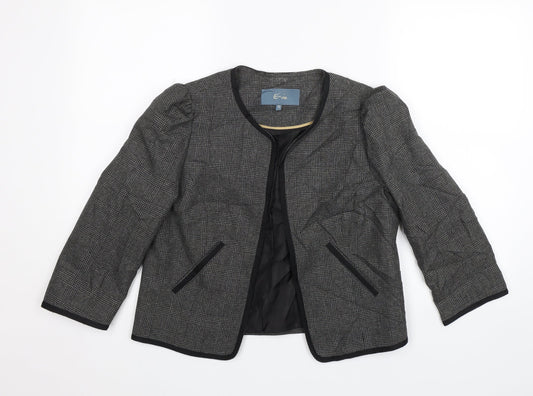 E-vie Womens Grey   Jacket  Size 12