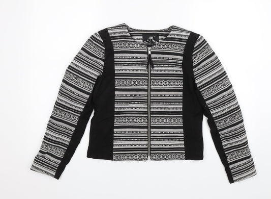 Womens UK Size 6 H&M Black Jacket