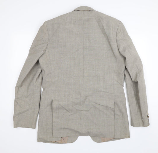 Mens UK Size 40 House of Fraser Regular Beige Suit Jacket