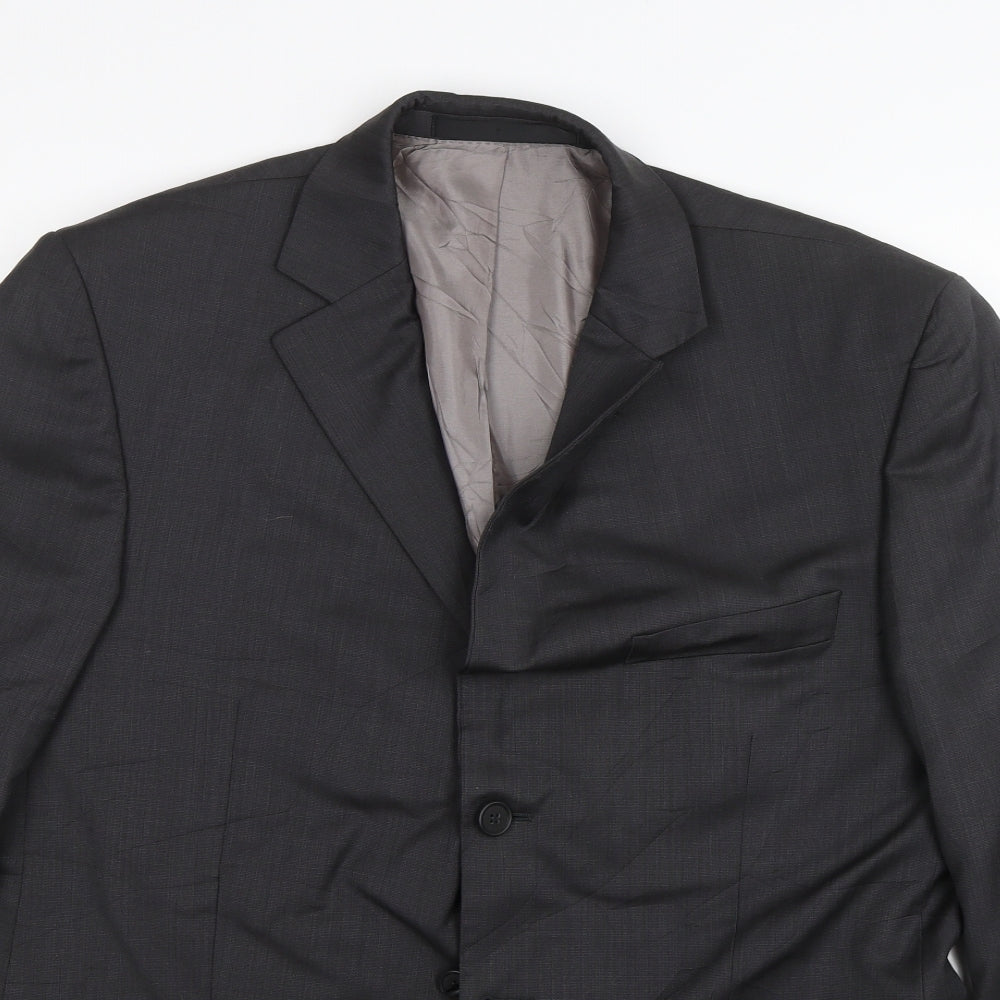 Mens UK Size 40 Marks and Spencer Regular Grey Suit Jacket