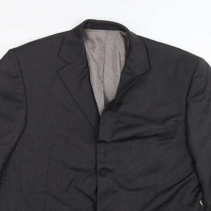 Mens UK Size 40 Marks and Spencer Regular Grey Suit Jacket