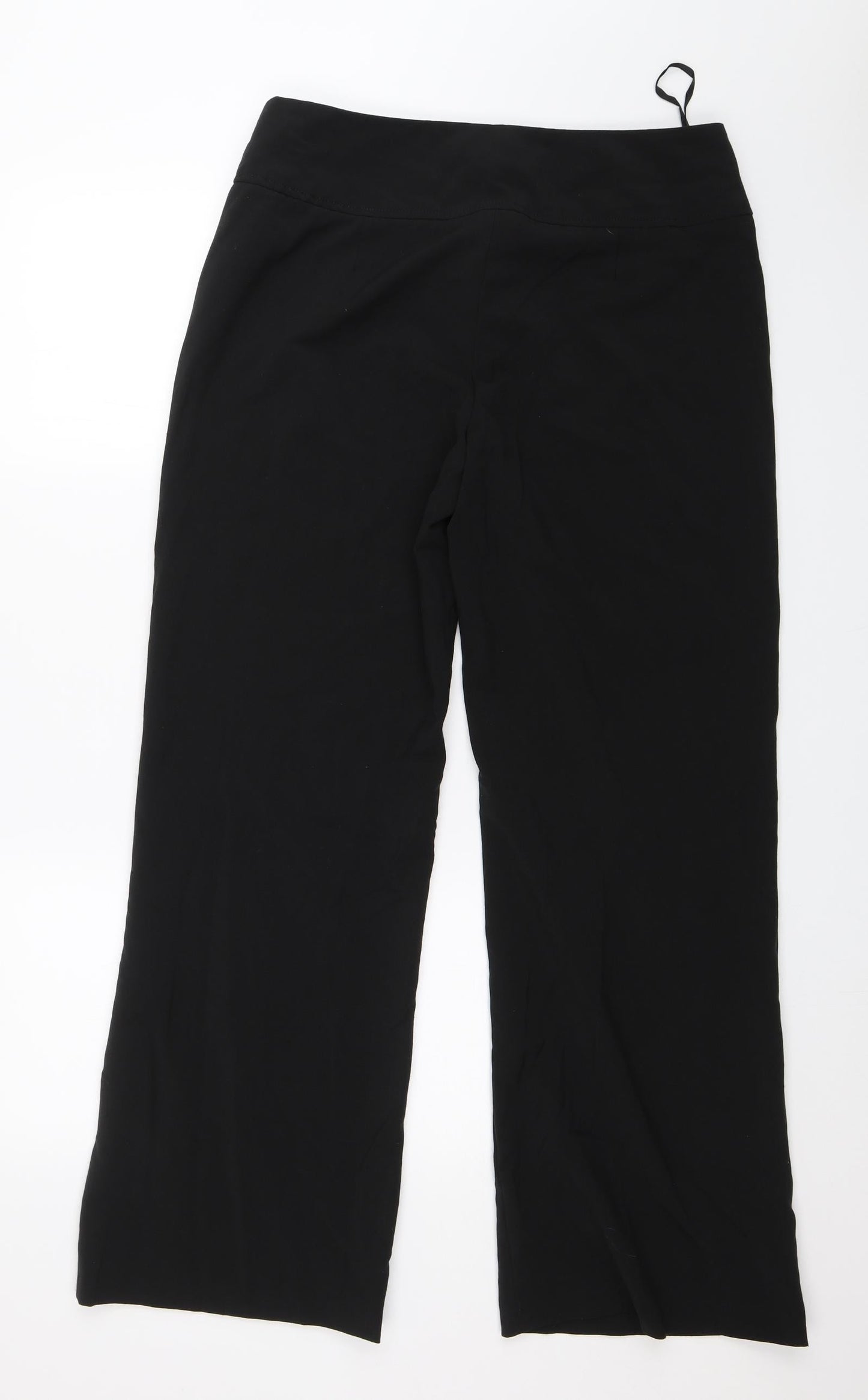 Womens UK Size 14 Debenhams Regular Fit Dress Pants Black Trousers