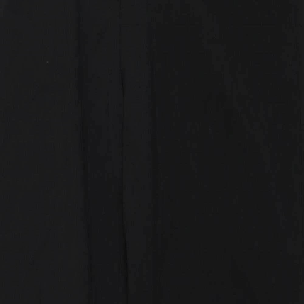 Womens UK Size 14 Debenhams Regular Fit Dress Pants Black Trousers