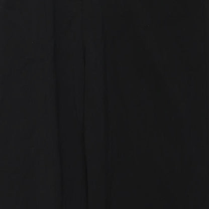 Womens UK Size 14 Debenhams Regular Fit Dress Pants Black Trousers