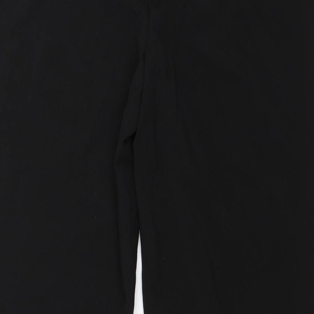 Womens UK Size 14 Debenhams Regular Fit Dress Pants Black Trousers