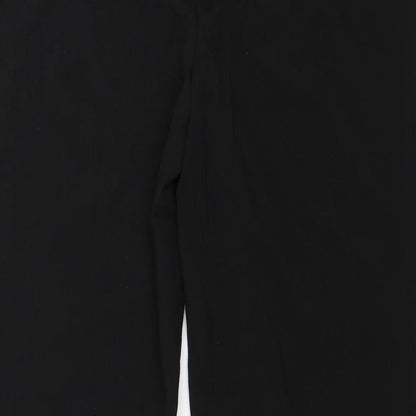 Womens UK Size 14 Debenhams Regular Fit Dress Pants Black Trousers