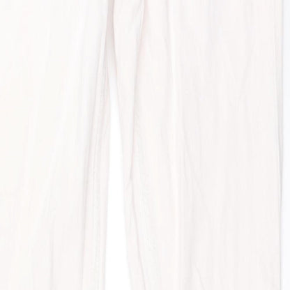 FC Jeans Womens White  Denim Skinny Jeans Size 12 L32 in