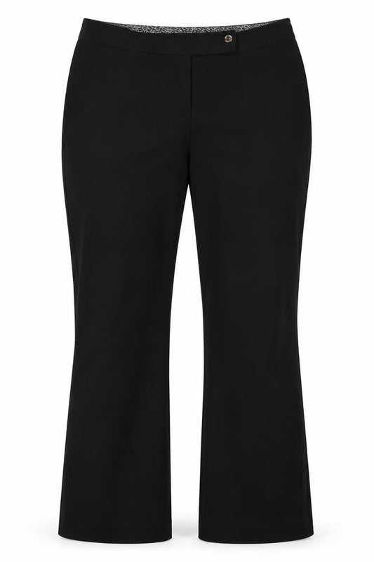 Womens UK Size 16 M&Co Regular Fit Dress Pants Black Trousers