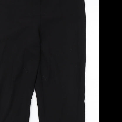 Womens UK Size 16 M&Co Regular Fit Dress Pants Black Trousers