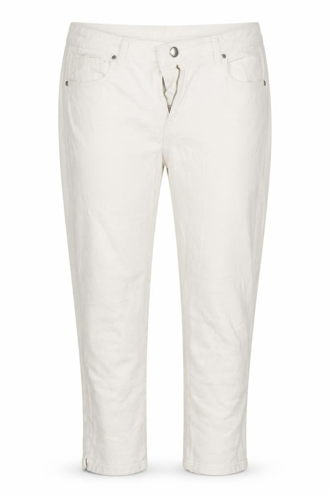 Womens White  Denim Cropped Jeans Size 32 L20 in