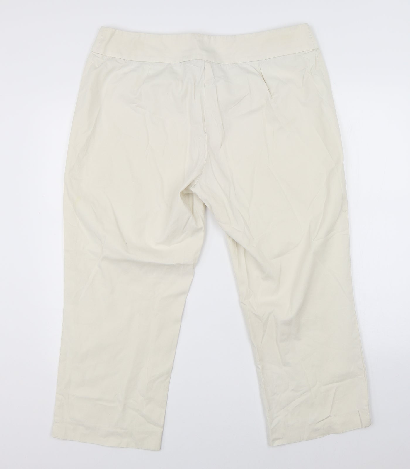 Womens UK Size 38 in Preworn Regular Fit  Beige Trousers