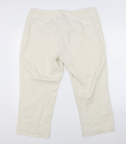 Womens UK Size 38 in Preworn Regular Fit  Beige Trousers