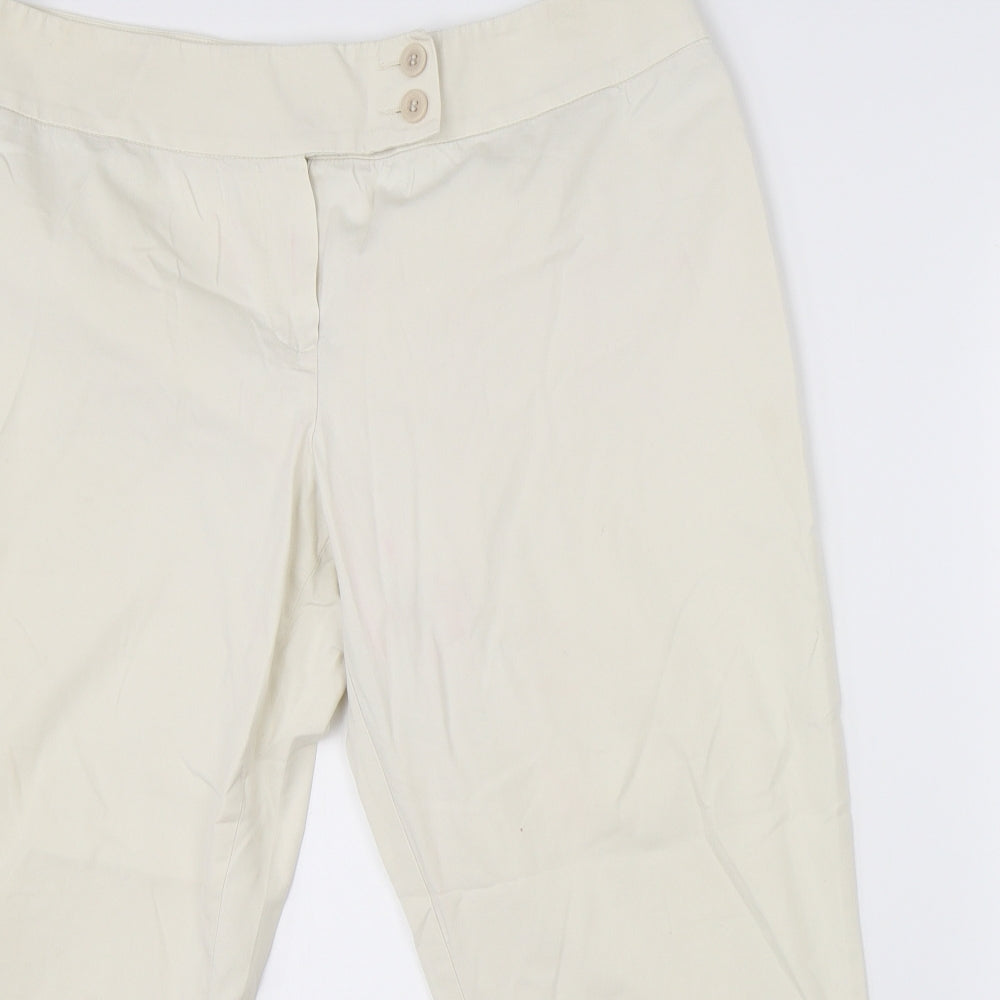 Womens UK Size 38 in Preworn Regular Fit  Beige Trousers
