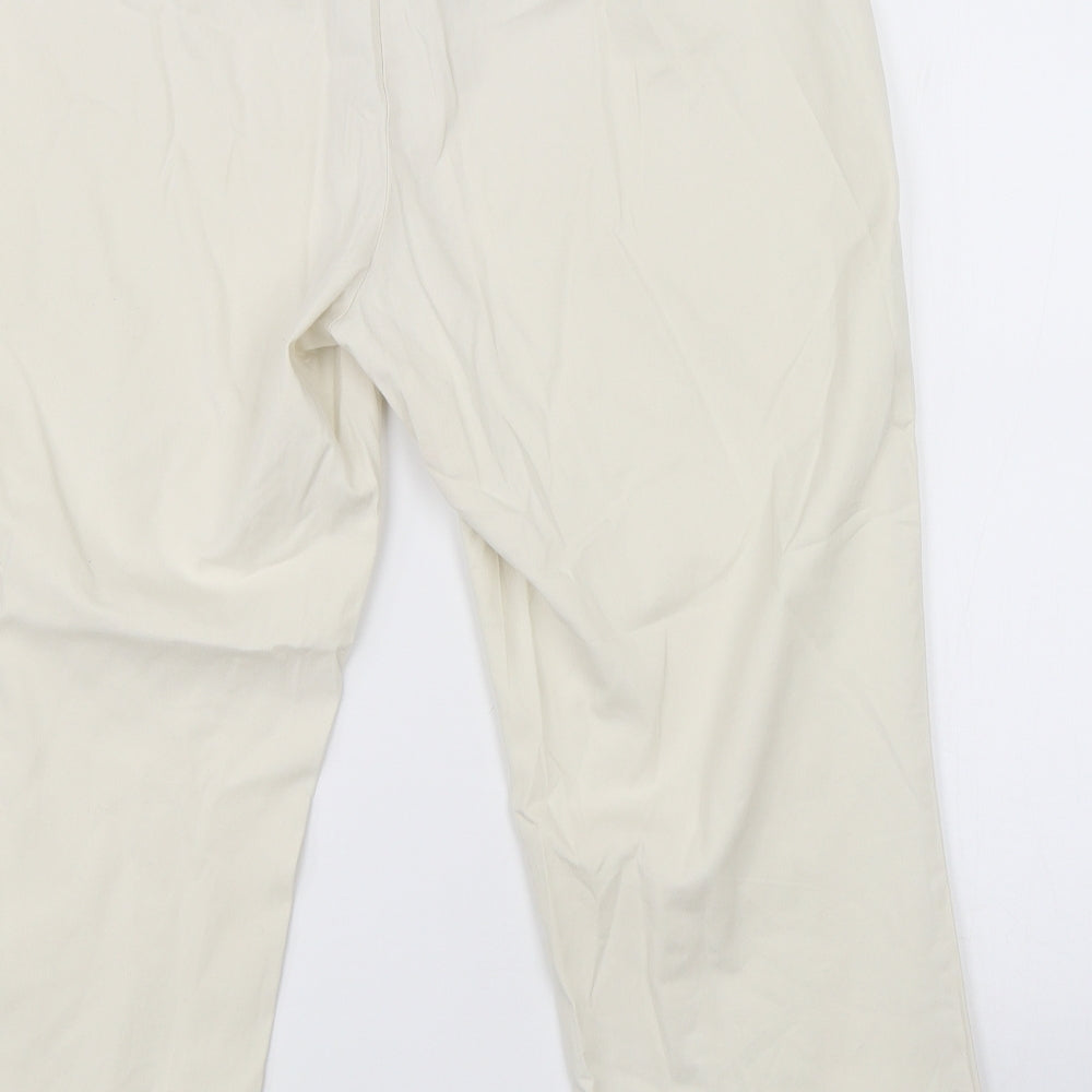 Womens UK Size 38 in Preworn Regular Fit  Beige Trousers