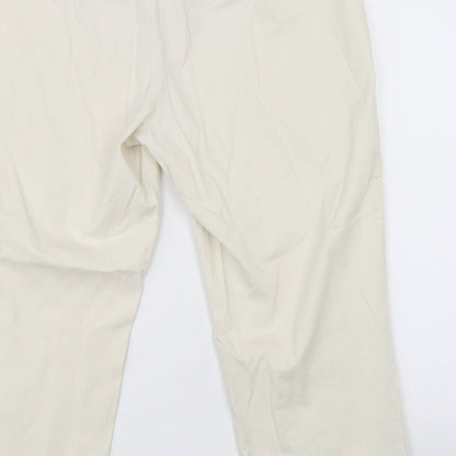 Womens UK Size 38 in Preworn Regular Fit  Beige Trousers