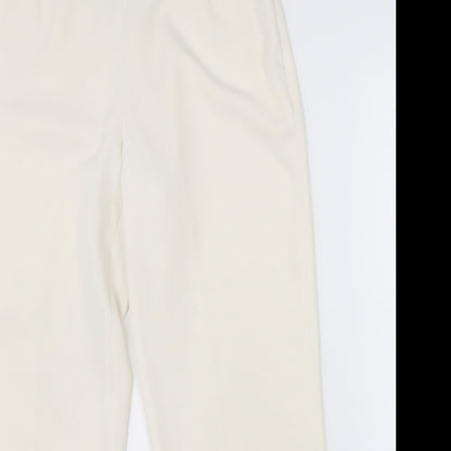 Womens UK Size 42 Punt Roma Regular Fit Dress Pants White Trousers