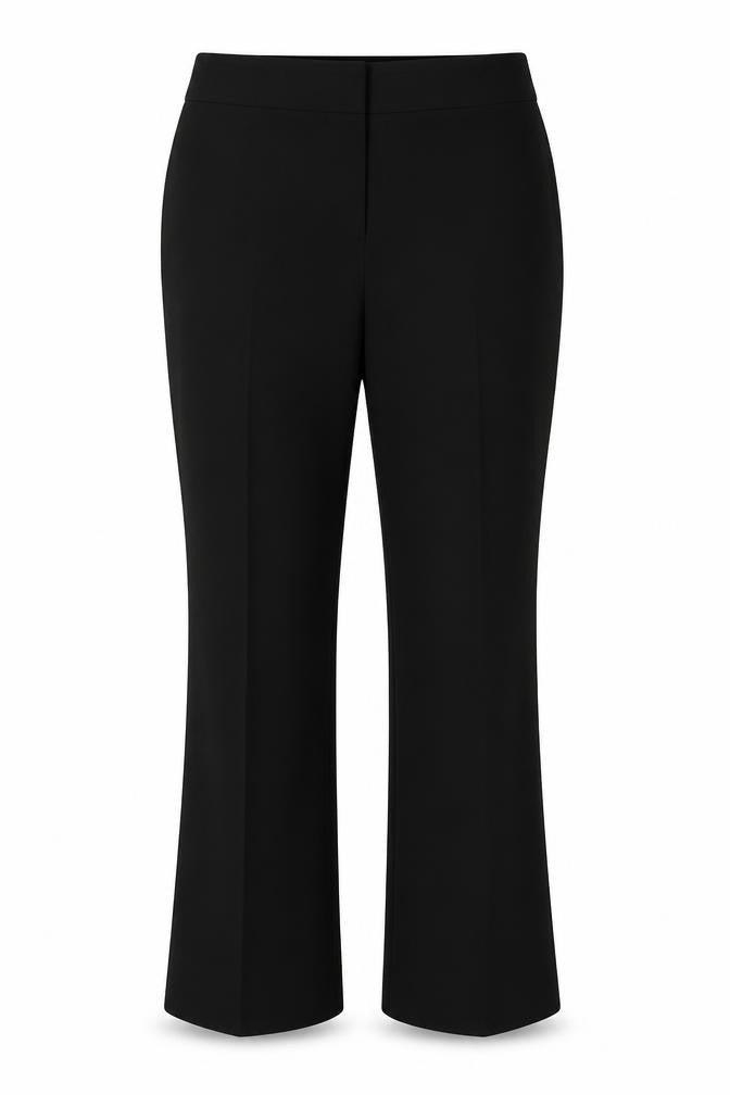 Womens UK Size 14 BHS Regular Fit Dress Pants Black Trousers