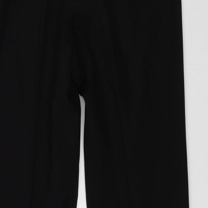 Womens UK Size 14 BHS Regular Fit Dress Pants Black Trousers